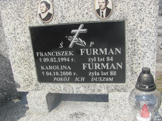 Karolina Furman 1912 Trześń - Grobonet - Wyszukiwarka osób pochowanych