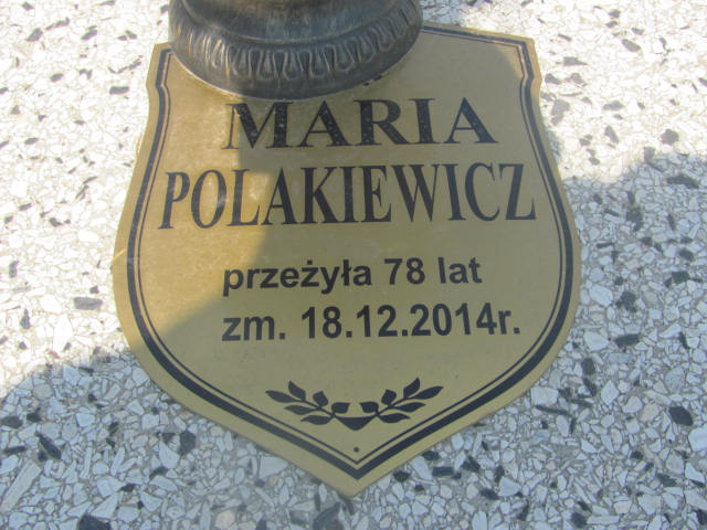 Maria Polakiewicz Trześń - Grobonet - Wyszukiwarka osób pochowanych