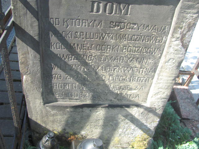 Maria Walczyna 1839 Trześń - Grobonet - Wyszukiwarka osób pochowanych