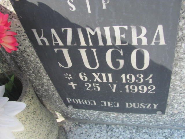 Kazimiera Jugo 1934 Trześń - Grobonet - Wyszukiwarka osób pochowanych