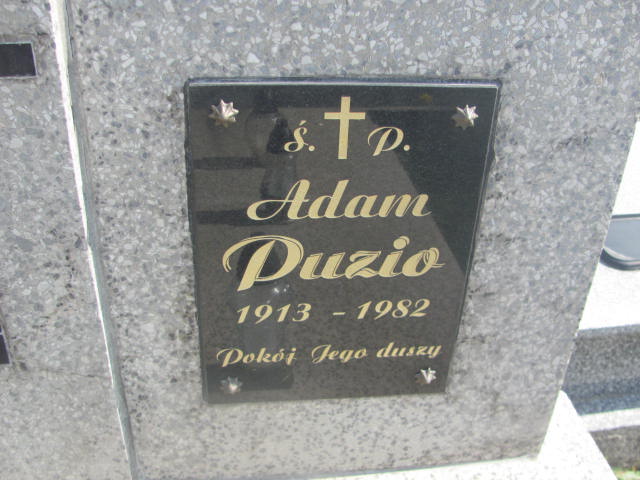Adam Puzio 1913 Trześń - Grobonet - Wyszukiwarka osób pochowanych