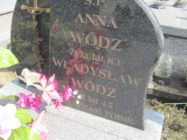 Anna Wódz 1899 Trześń - Grobonet - Wyszukiwarka osób pochowanych