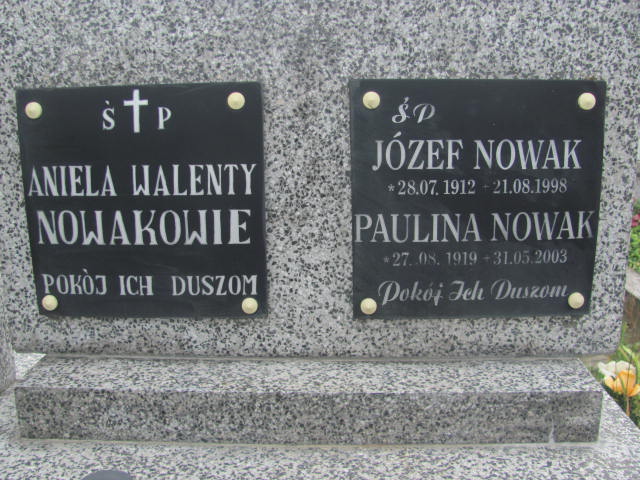 Aniela Nowak Trześń - Grobonet - Wyszukiwarka osób pochowanych