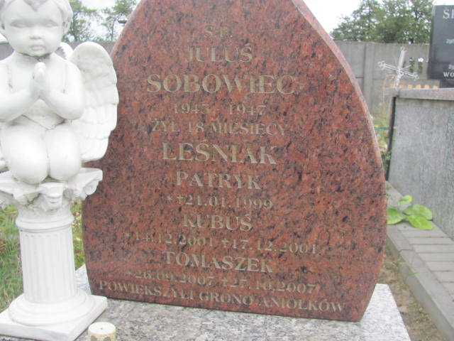Patryk Leśniak 1999 Trześń - Grobonet - Wyszukiwarka osób pochowanych