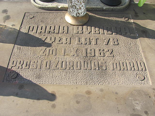 Grób Maria Teresa Rybicka